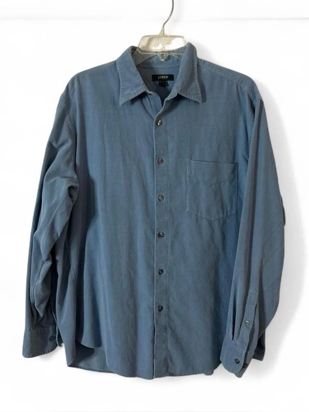 J. Crew Men's Button-Down Shirt in Slate Blue